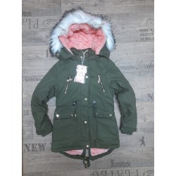 Dívčí zimní bunda s kapucí